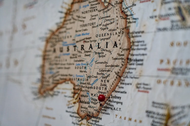 A map of Australia is shown to indicate this is Australian freelancing research