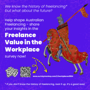 Freelance Value in the Workplace survey art